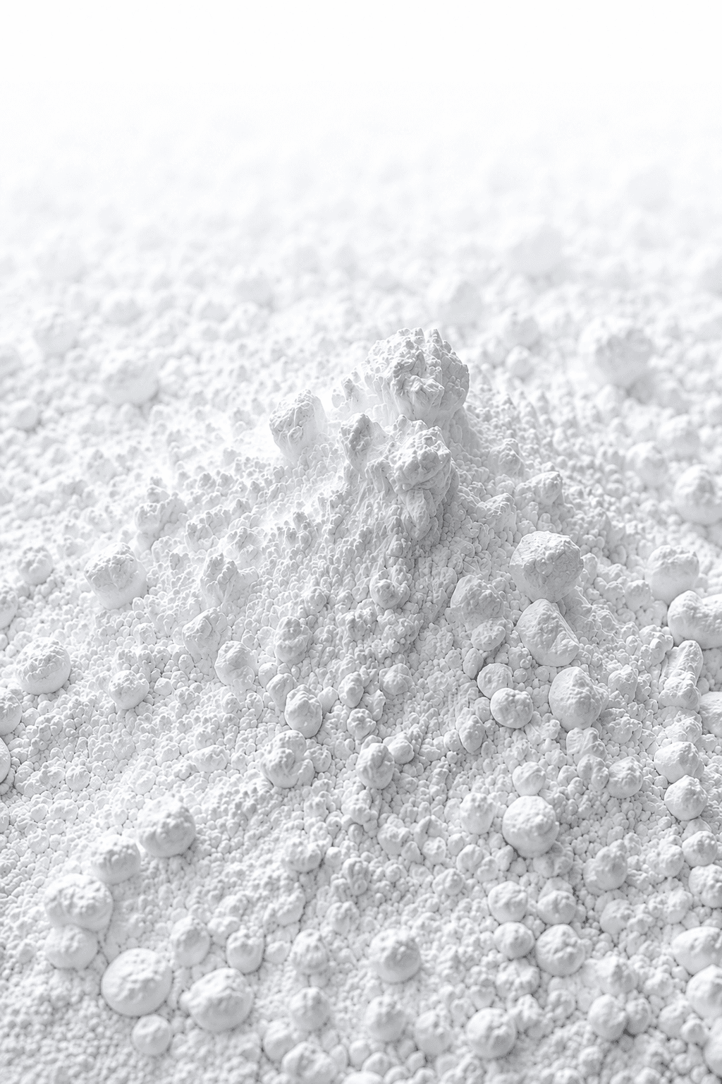 White micronized pentaerythritol powder microstructure